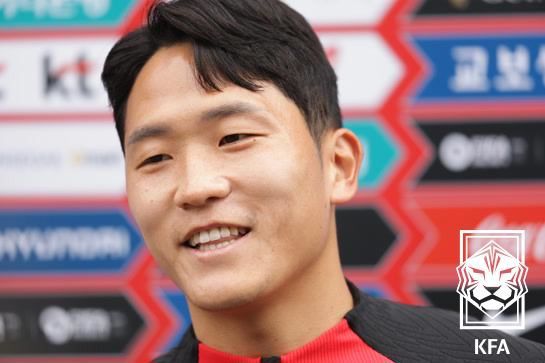 [서울=뉴시스]축구대표팀 나상호, 2년 만에 태극마크. (사진=대한축구협회 제공)