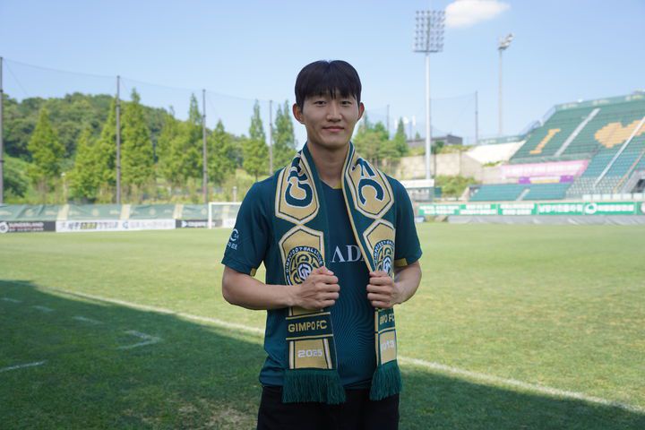 [서울=뉴시스] 프로축구 K리그2 김포FC의 김민우. (사진=김포FC 제공) *재판매 및 DB 금지