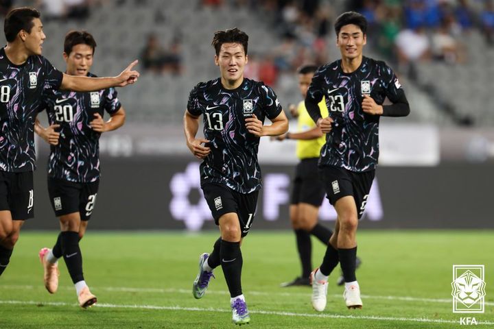 [서울=뉴시스] 축구 국가대표 미드필더 강상윤. (사진=대한축구협회 제공) *재판매 및 DB 금지