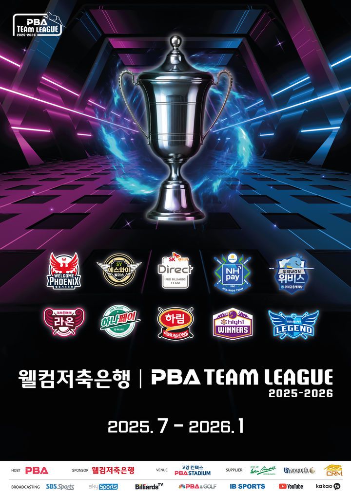 웰컴저축은행 PBA 팀리그 2025-2026 포스터. 2025.07.18. (사진=PBA 제공) *재판매 및 DB 금지