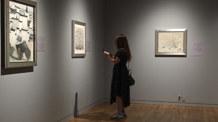 [사진=박현주 미술전문기자] 우관중 흑과백 전시 전경. *재판매 및 DB 금지