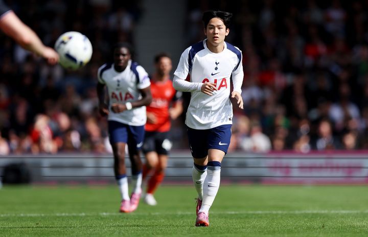 [서울=뉴시스]토트넘 프리시즌 친선전에 출전한 양민혁. (사진=토트넘 구단 소셜미디어 캡처) 2025.07.28. photo@newsis.com *재판매 및 DB 금지
