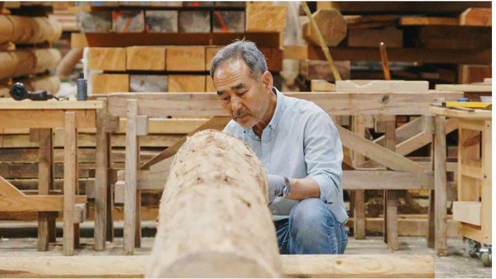 [서울=뉴시스]  국가무형유산 대목장 보유자로 인정 예고된 조재량 씨 (사진=국가유산청 제공) 2025.08.01. photo@newsis.com *재판매 및 DB 금지