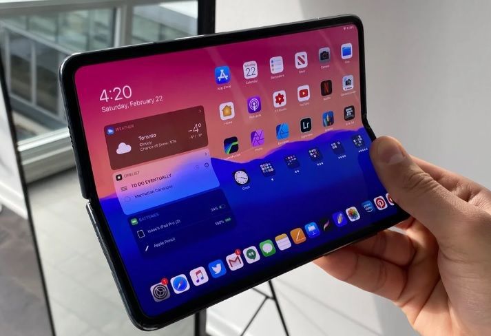 폴더블 아이패드 예상 이미지. (사진=레딧 캡처) *재판매 및 DB 금지