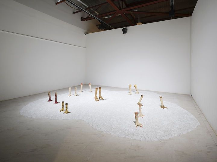 갤러리 그리브스에 선보인 홍영인, 학의 눈밭. 사진 아인아 아카이브. 리얼디엠지프로젝트 및 작가 제공 *재판매 및 DB 금지