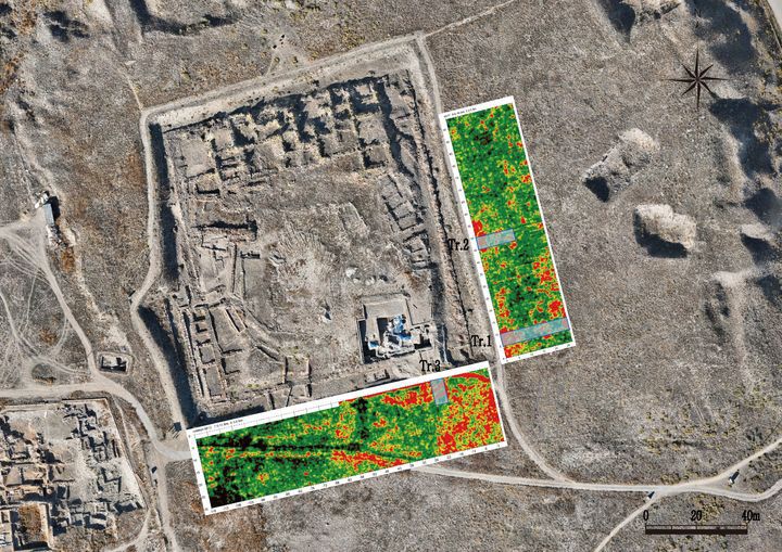 [서울=뉴시스] 퀼테페-카네시 유적 지형도 (사진=국가유산청 제공) 2025.08.20. photo@newsis.com *재판매 및 DB 금지