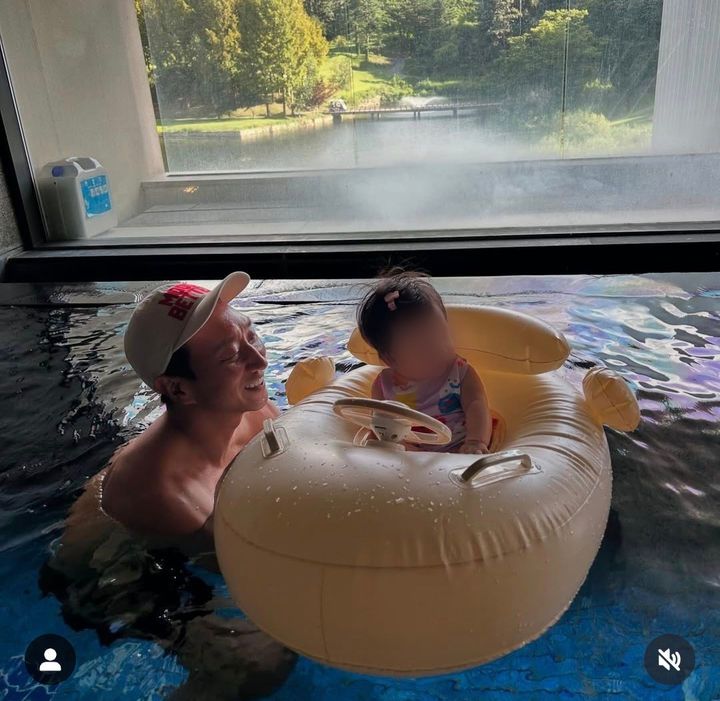 [서울=뉴시스] 배우 겸 가수 손담비가 남편 이규혁, 딸 이해이 양의 일상을 공개했다. (사진=손담비 인스타그램 캡처)  2025.08.22. photo@newsis.com *재판매 및 DB 금지