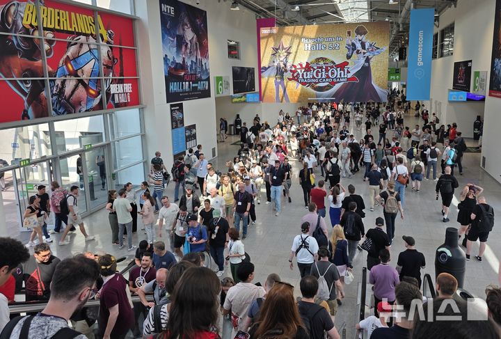 [쾰른(독일)=뉴시스]오동현 기자 = 지난 8월 20일부터 24일까지 독일 쾰른에서 열린 글로벌 게임쇼 '게임스컴 2025' 현장. odong85@newsis.com