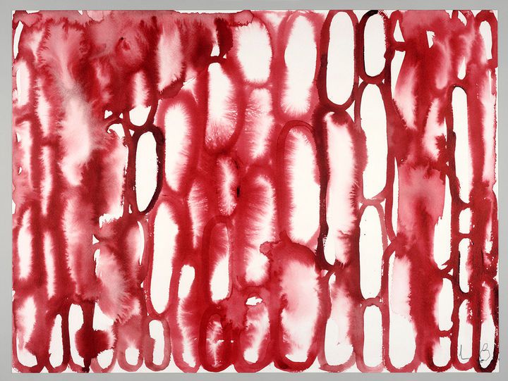 루이즈 부르주아(1911?2010) 〈Rouge〉(detail)2008 Gouache on paper, suite of 10 45.7 x 61 cm, each sheet ? The Easton Foundation/(Licensed by VAGA at ARS, New York),/(SACK, Korea)사진: Christopher Burke 이미지 제공: 국제갤러리 *재판매 및 DB 금지