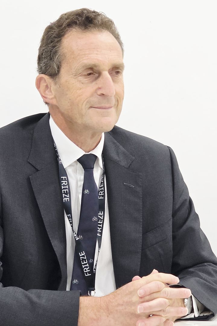 [사진=박현주 미술전문기자] 사이먼 폭스 CEO가 기자들의 질문에 답하고 있다. *재판매 및 DB 금지