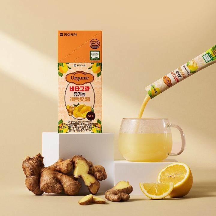 [서울=뉴시스] 비타그란 유기농 생강레몬즙 (사진=동아제약 제공) 2025.10.14. photo@newsis.com *재판매 및 DB 금지