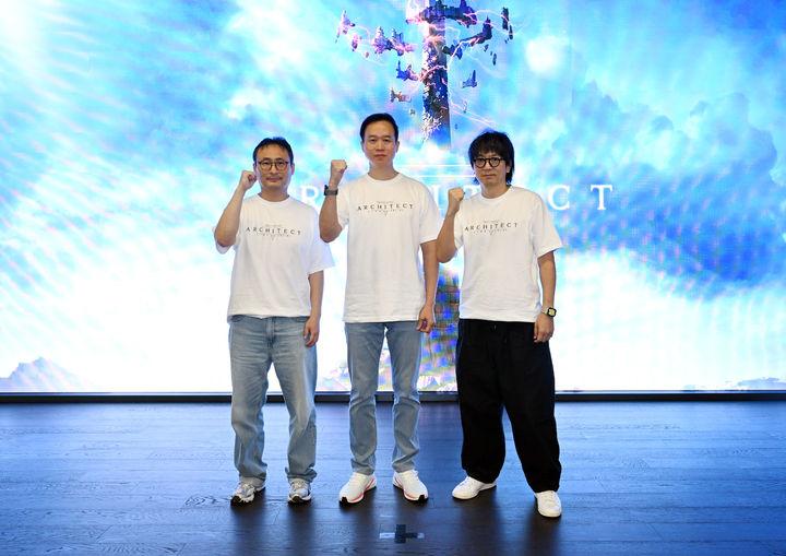 왼쪽부터 김민규 드림에이지 사업실장, 박범진 아쿠아트리 대표, 정우용 드림에이지 대표 (사진=드림에이지 제공) *재판매 및 DB 금지