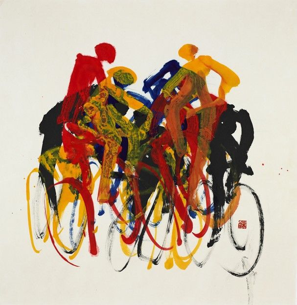 석창우 47-6, 68x70cm, 화선지, 먹, 채색, 2024년. *재판매 및 DB 금지