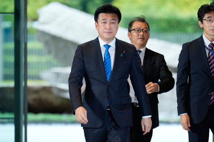 [도쿄=AP/뉴시스]지난 10월 21일 기하라 미노루 관방장관이 총리 관저로 들어서고 있다. 2025.12.05.