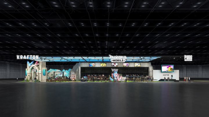 [서울=뉴시스] 크래프톤 '지스타 2025' 부스 조감도 (사진=크래프톤 제공) *재판매 및 DB 금지