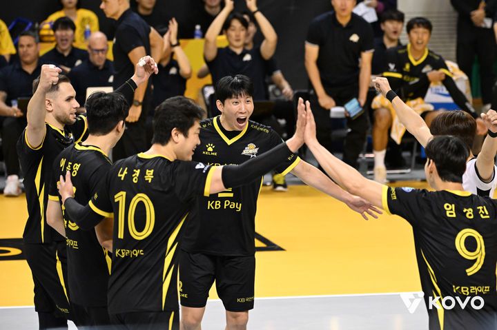 남자 프로배구 KB손해보험. (사진=KOVO 제공). 2025.11.04. *재판매 및 DB 금지