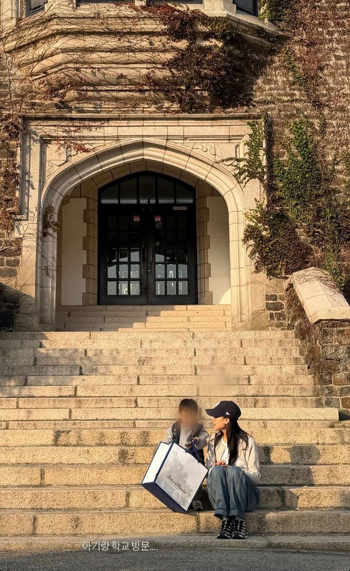 [서울=뉴시스] 손연재가 아들과의 근황을 공개했다. (사진=손연재 인스타그램 캡처) 2025.11.07. photo@newsis.com *재판매 및 DB 금지