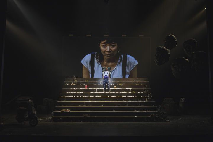 국립극단 연극 '안트로폴리스 Ⅱ-라이오스' 공연 장면. 1인극인 작품은 배우 전혜진이 출연한다.  (사진=국립극단 제공) *재판매 및 DB 금지