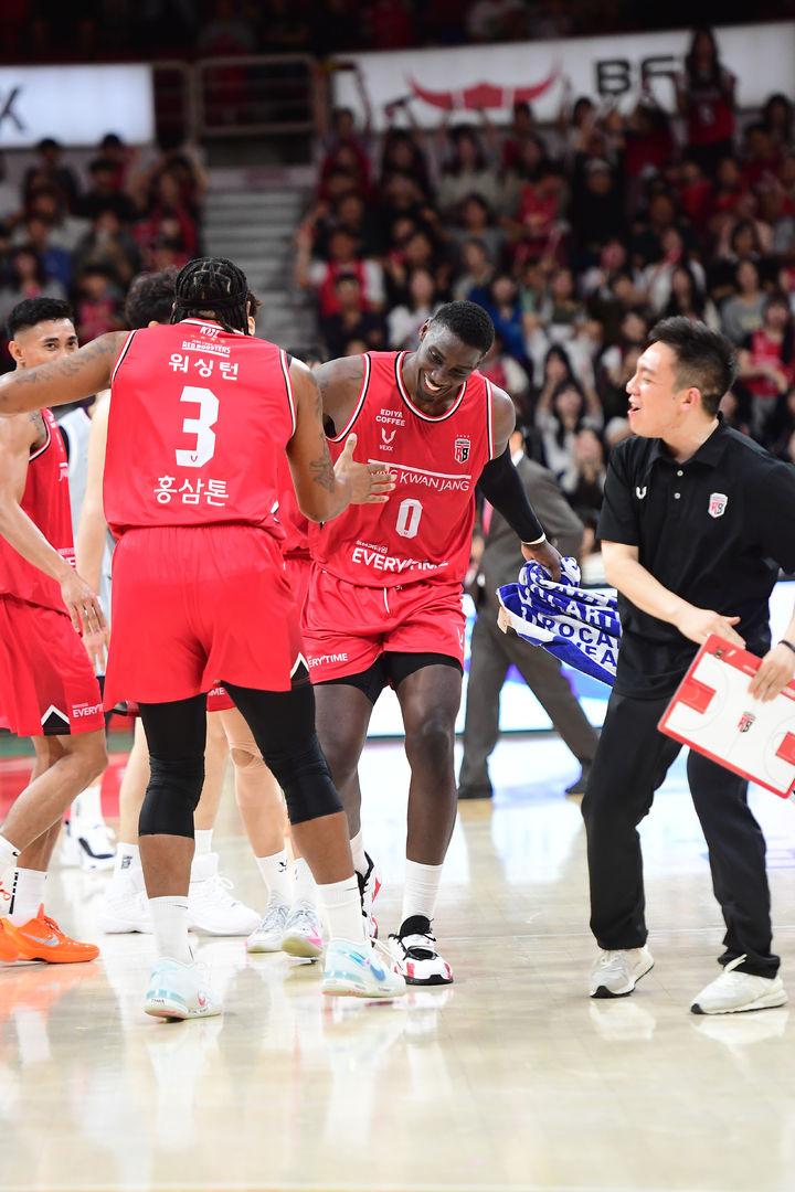 [서울=뉴시스] 프로농구 안양 정관장의 조니 오브라이언트. (사진=KBL 제공) *재판매 및 DB 금지