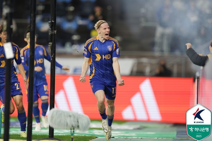 [서울=뉴시스] 프로축구 K리그1 울산 HD의 루빅손. (사진=한국프로축구연맹 제공) *재판매 및 DB 금지