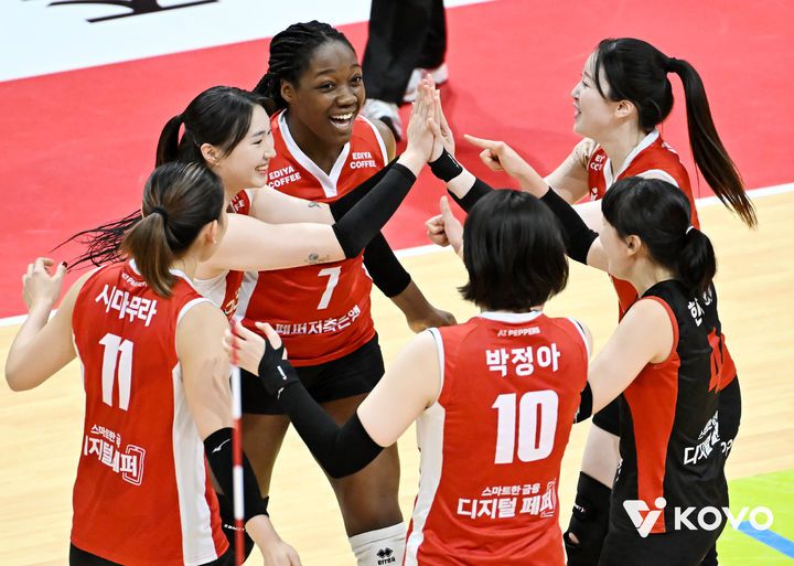 여자 프로배구 페퍼저축은행. (사진=KOVO 제공). 2025.11.18. *재판매 및 DB 금지