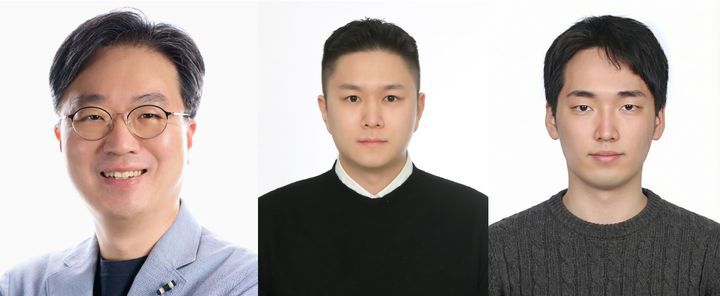 [울산=뉴시스] 구미현 기자 = UNIST 연구진. 사진 좌측부터 심재영 교수, 임재영 연구원(제1저자), 김동욱 연구원(제1저자) photo@newsis.com *재판매 및 DB 금지