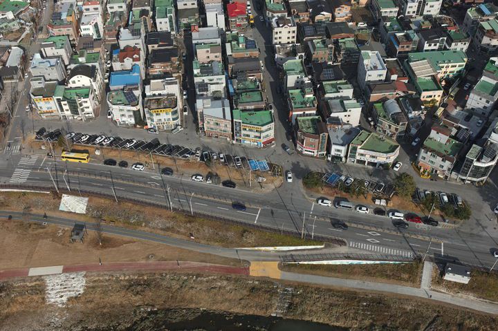 원주시 봉산동 삼광지구 공영주차장. *재판매 및 DB 금지