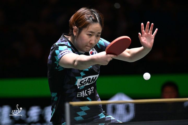 한국 탁구 대표팀 이은혜. (사진=국제탁구연맹 홈페이지 캡처). 2025.12.04. *재판매 및 DB 금지