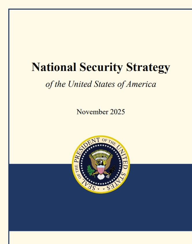 [서울=뉴시스] 미국 백악관이 지난 5일(현지 시간) 홈페이지를 통해 발표한 '국가안보전략(NSS) 2025' 표지. 2025.12.09. *재판매 및 DB 금지