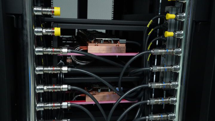 D2C 냉각장치가 실제 구현된 모습. (사진=kt 클라우드 제공) *재판매 및 DB 금지