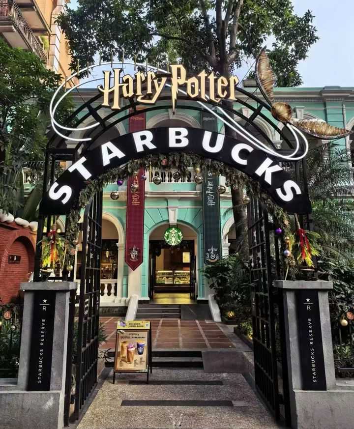 [뉴시스] 중국 광저우 샤몐(沙面)의 스타벅스 매장. (사진=엑스 캡처) *재판매 및 DB 금지