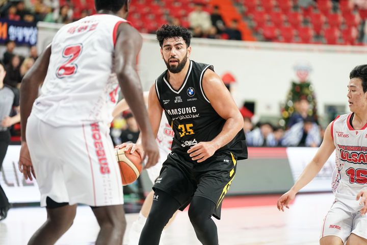 [서울=뉴시스] 프로농구 서울 삼성의 케렘 칸터. (사진=KBL 제공) *재판매 및 DB 금지