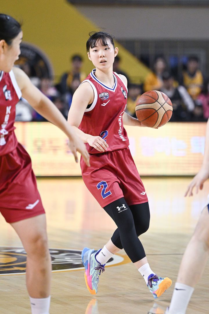 [서울=뉴시스] 여자프로농구 청주 KB국민은행의 허예은. (사진=WKBL 제공)