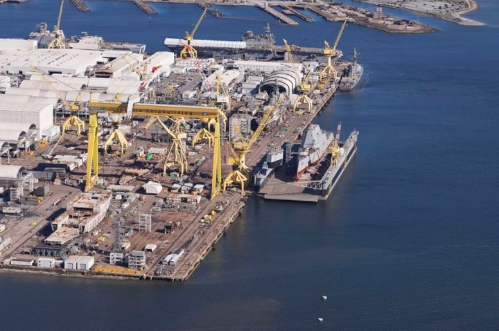 [파스카굴라(미시시피주)=AP/뉴시스] 미시시피주 파스카굴라의 헌팅턴 잉걸스(HII) 조선소. 2025.12.23. *재판매 및 DB 금지