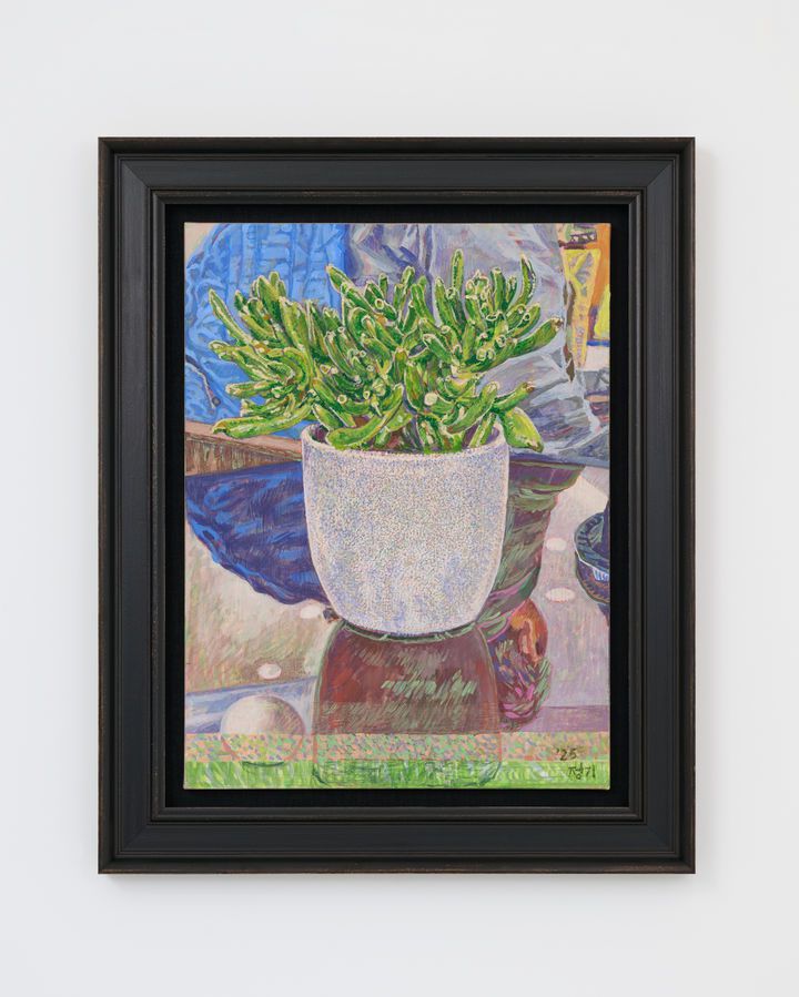 민정기 정물, 2025 캔버스에 유채 61 x 45.5 cm 78.5 x 63.6 cm (액자) Courtesy of the artist, Kukje Gallery, and Esther Schipper, Berlin/Paris/Seoul Photo ? Haengjin Lee *재판매 및 DB 금지