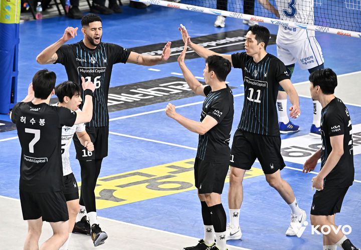 [서울=뉴시스] 남자 프로배구 현대캐피탈. (사진=KOVO 제공). 2026.01.14. *재판매 및 DB 금지