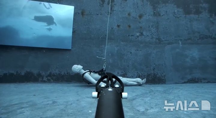 [의정부=뉴시스] 수중드론 훈련. (사진=경기도북부소방재난본부 제공 영상 캡쳐) 2026.01.15 photo@newsis.com