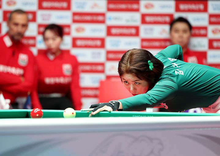 [서울=뉴시스] 프로당구(PBA) 하나카드의 김가영. (사진=PBA 제공) *재판매 및 DB 금지