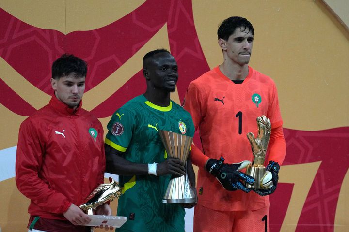 [라바트=AP/뉴시스]아프리카 네이션스컵 개인 수상자들. 2026.01.18.