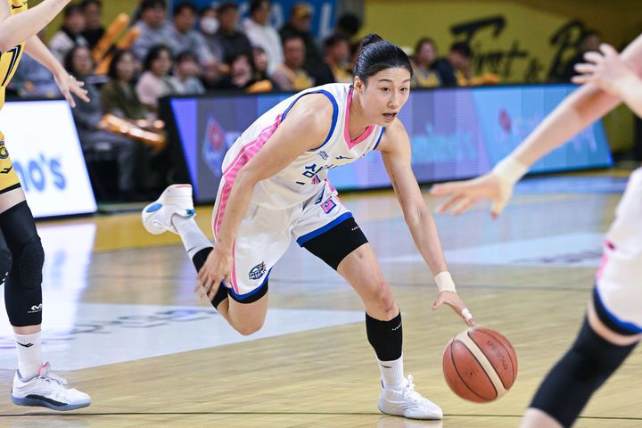 [서울=뉴시스] 여자프로농구 용인 삼성생명의 이해란. (사진=WKBL 제공)