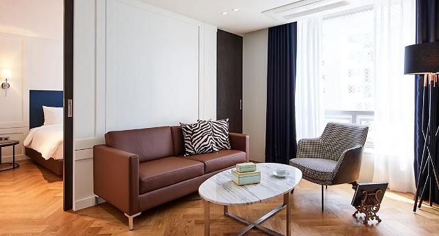 호텔뉴브 원 베드룸 스위트 객실 전경