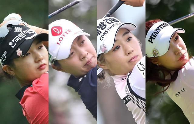 박현경, 김효주, 이정은6, 유현주(왼쪽부터)