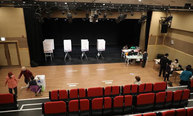 구로구시설관리공단 꿈나무극장 투표소