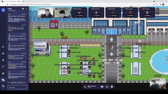 정보접근센터 정기회의 당시 행사와 함께 해외진출 ICT기업 전시부스도 운영됐다.