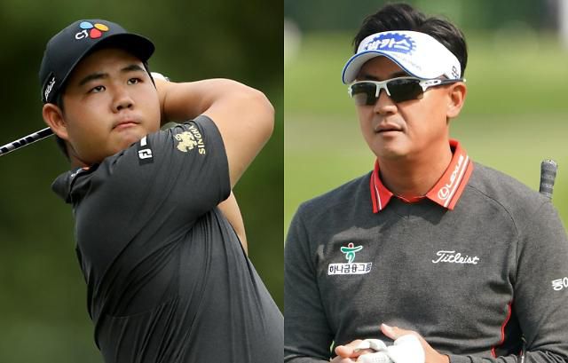 김주형과 박상현(왼쪽부터).