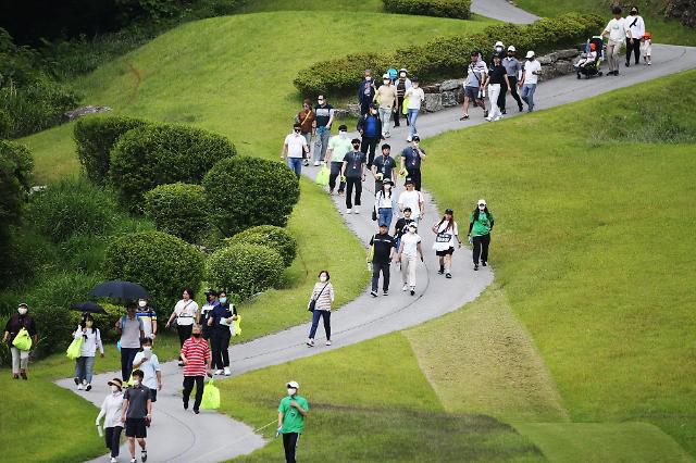 남춘천 컨트리클럽에 방문한 갤러리.
