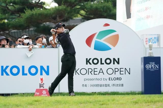 시즌 누적 상금 8억원 돌파를 눈앞에 둔 김민규.