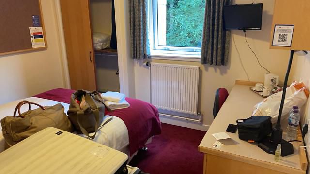 아오키 이사오 JGTO 회장이 스코틀랜드에서 사용한 방.