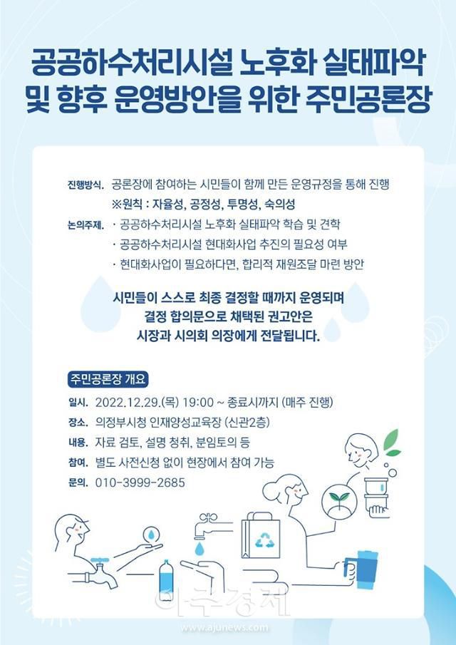 의정부시 공공하수처리시설 노후화 실태파악 및 향후 운영방은 위한 주민 공론장