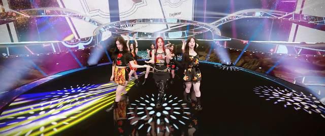 롯데 메타버스에 등장하는 아이돌그룹 엔믹스